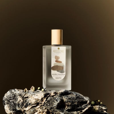 Room Spray - Mindful moments jasmine musk sandalwood vegan friendly essential oil 90ml