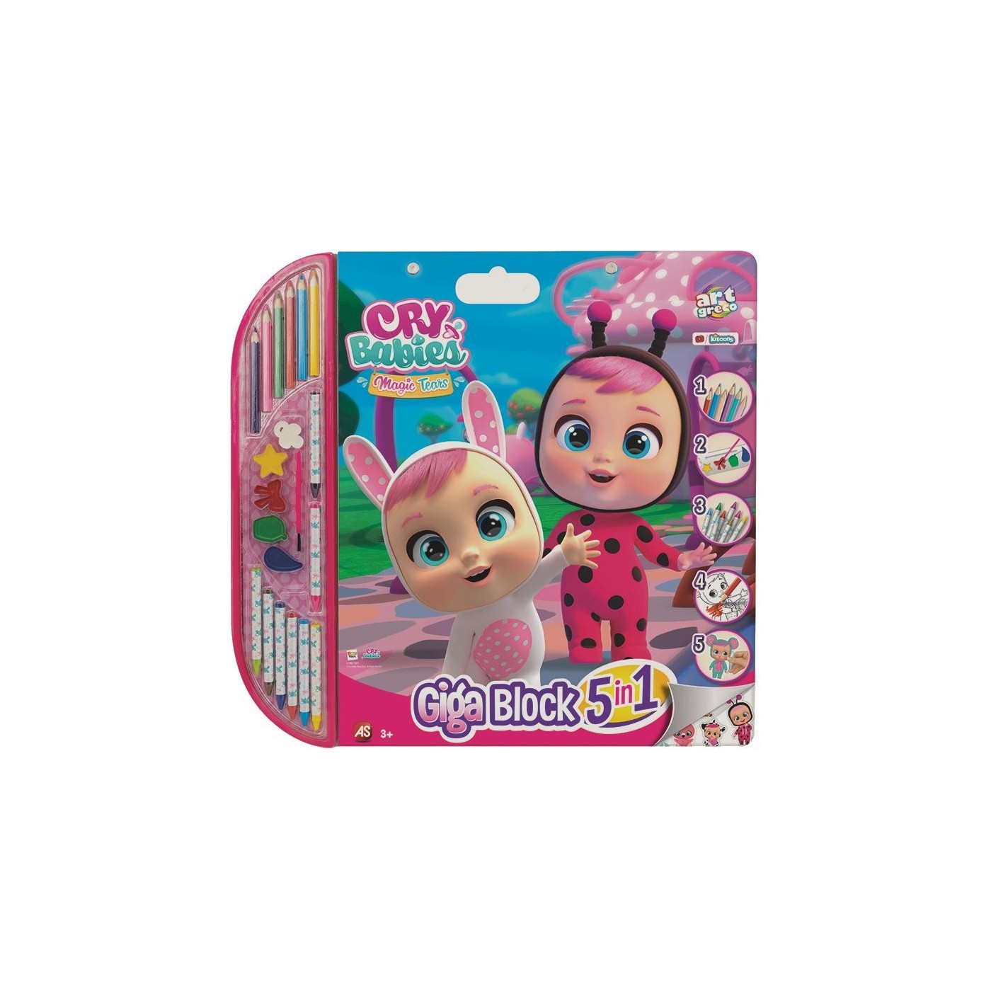 Giga Block 5 In 1 Cry Babies