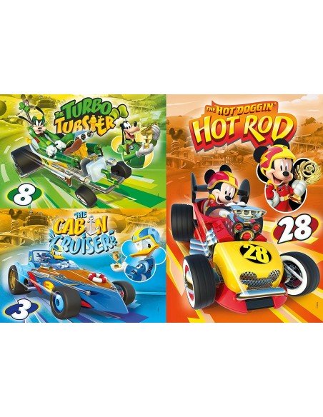 Minnie And The Roadstar Racers Puzzles 3X48Pcs