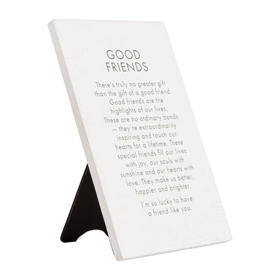 Ceramic Plaque Precious Quote - Good Friend