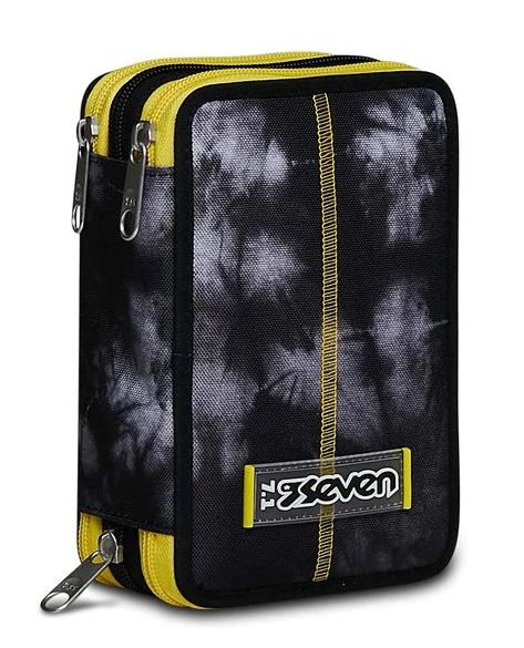 Pencil Case 3 Zip Filled Seven Heavy Boy