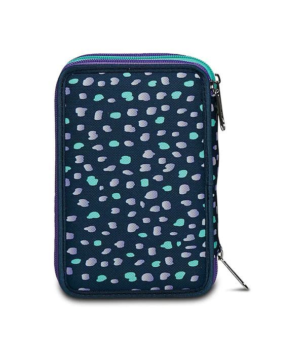 Pencil Case 3 Zip Filled Seven Ziply