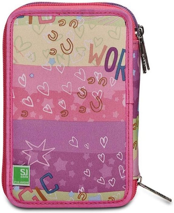 Pencil Case 3 Zip Filled Seven Rayly Girl