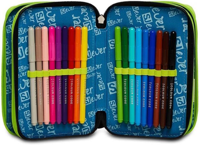 Pencil Case 3 Zip Filled Seven Gang Ever Urby Boy