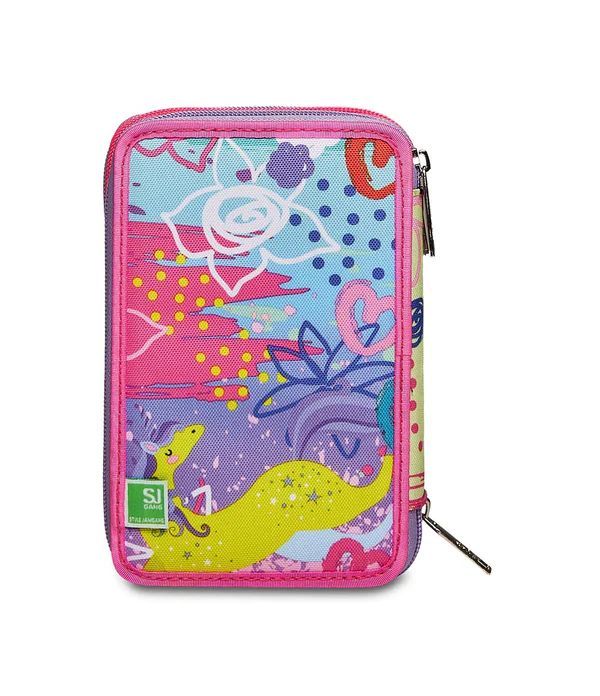 Pencil Case 3 Zip Filled Seven Magicflip Girl