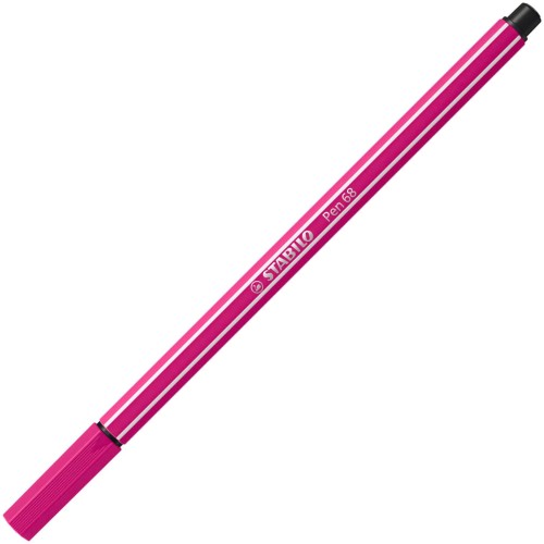 STABILO Pen 68 Felt Tip Marker, Fuchsia (68/56)