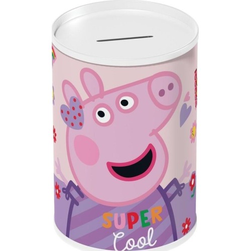 Peppa Pig Cubmar Metal Money Box 10x15 cm