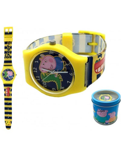 Peppa Pig Analog Watch in a tin Box