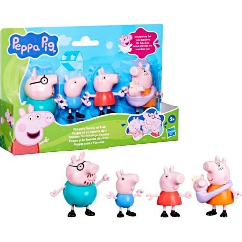Peppa Pig Peppa's Family of Five Figure Set