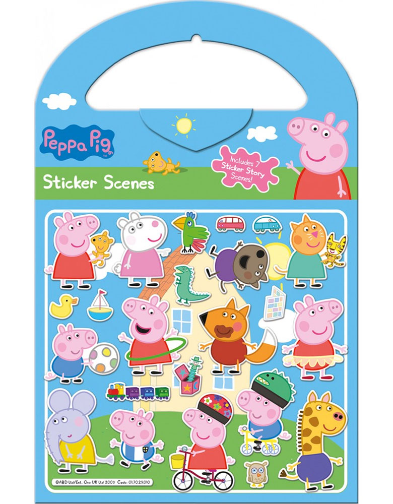 Peppa Pig Sticker Scenes X50 Reusable Stickers
