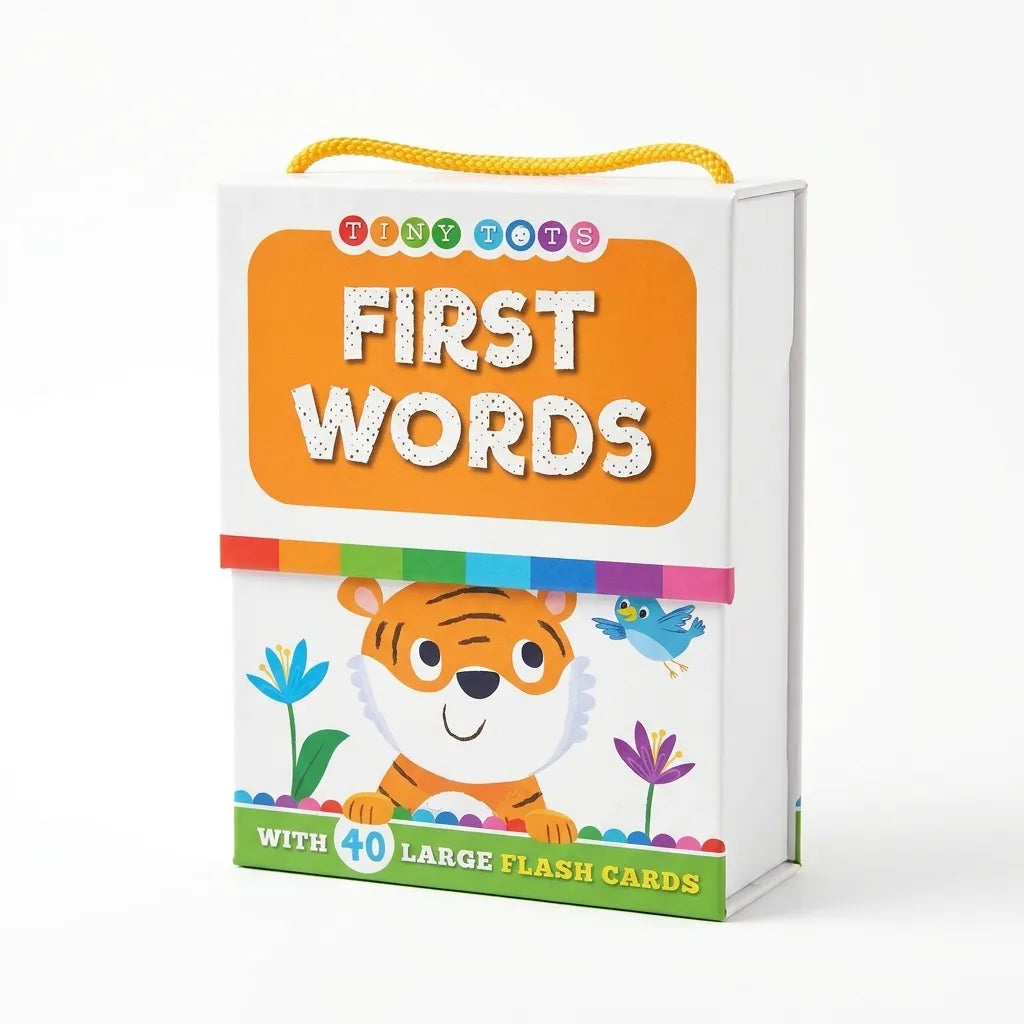 Tiny Tots First Words Flash Cards - 40 Large Cards
