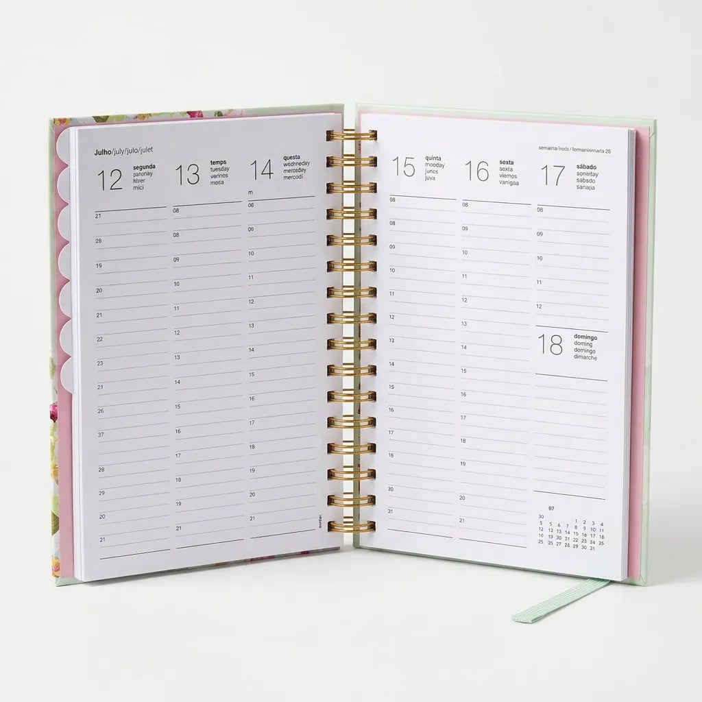 Squeeze the Day 2027 Weekly Diary - One week on 2 pages