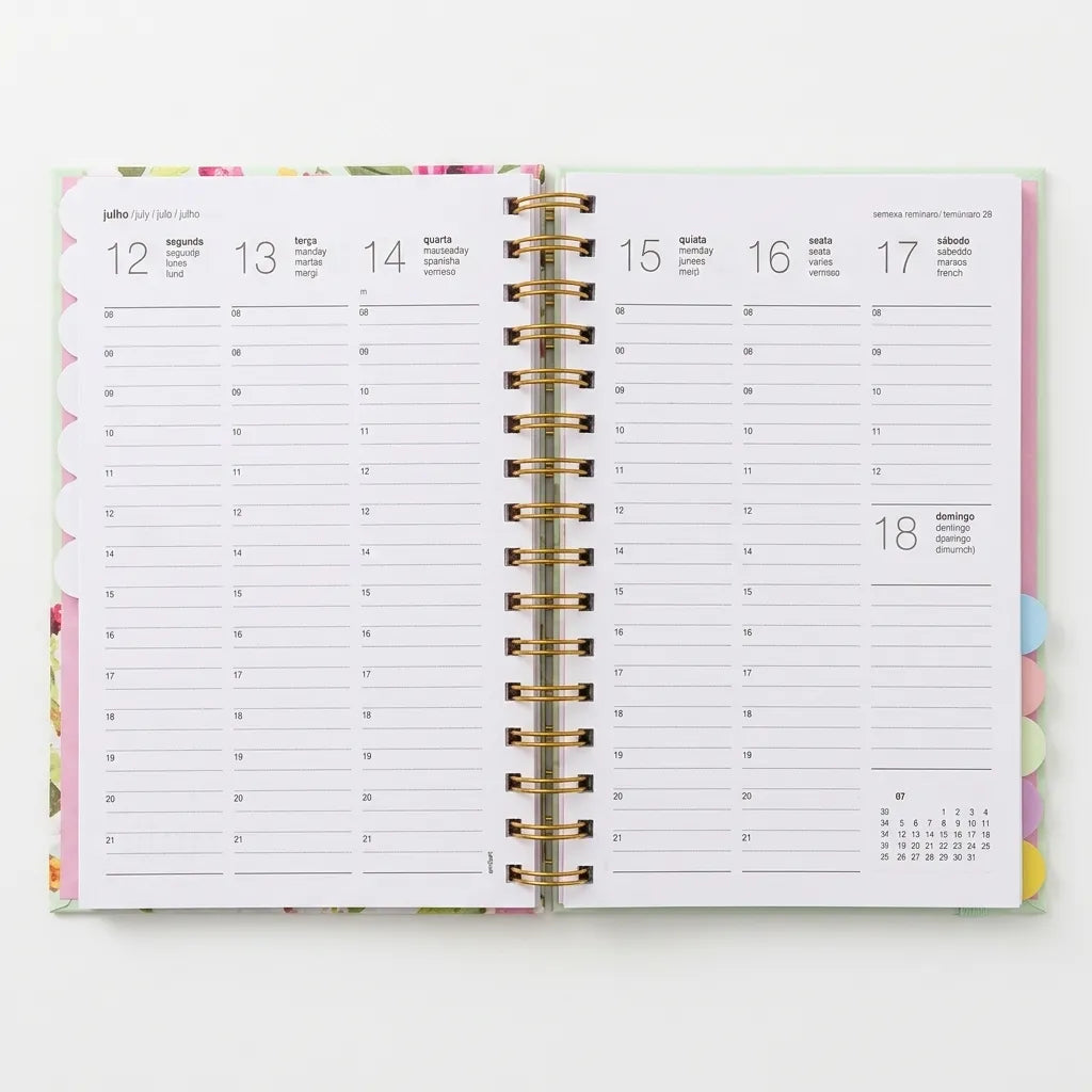 Weekly Diary 2027 – Good Things Are Coming - One week on 2 pages