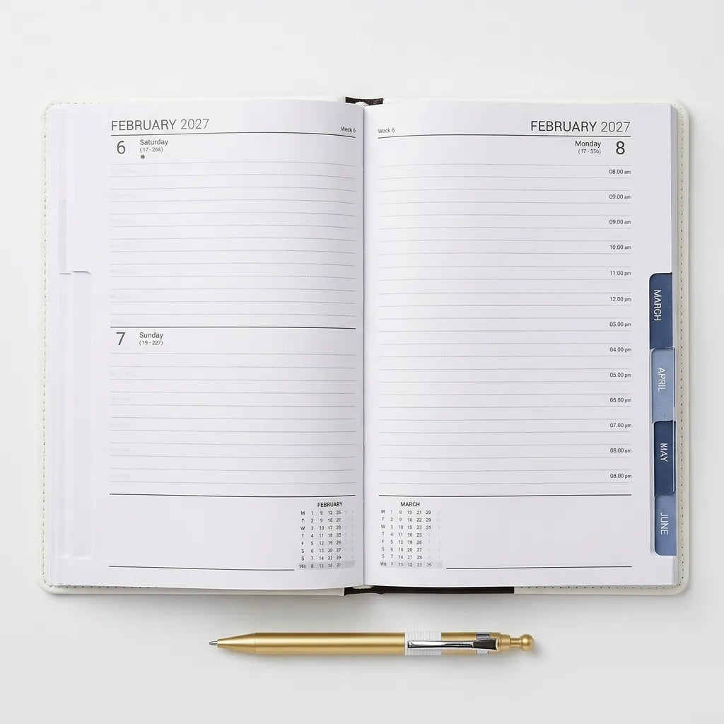 2027 Day-a-Page Index Diary