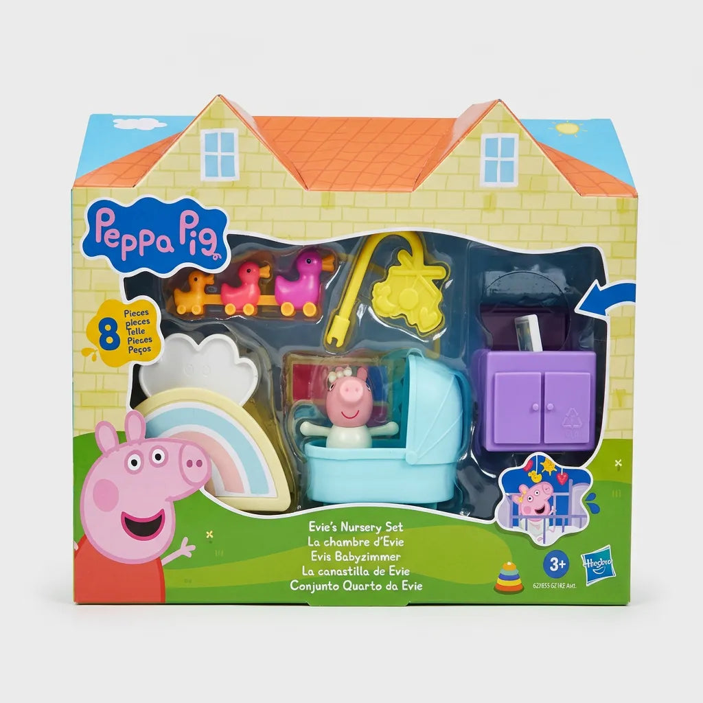Peppa Pig Evie's Nursery Set 8 Pieces
