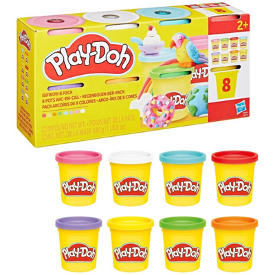 Play-Doh Rainbow x8 in a Pack
