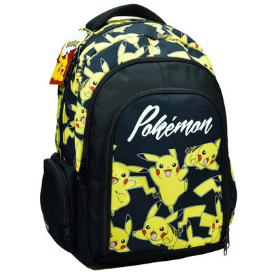Pokemon Pikachu 48 CM School Backpack 2 zip fit A4