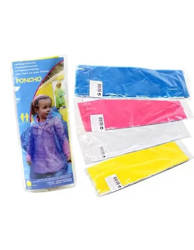 Plastic Raincoat Pink Lightweight (63X70)