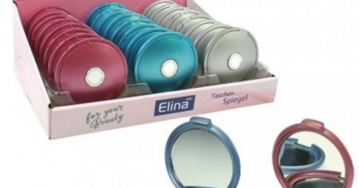 Folding handbag mirror x1 pc