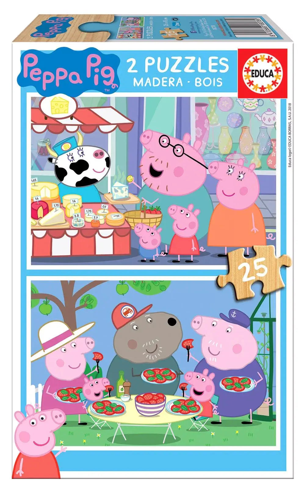 Puzzle - Peppa Pig - 2 X 25 Pcs