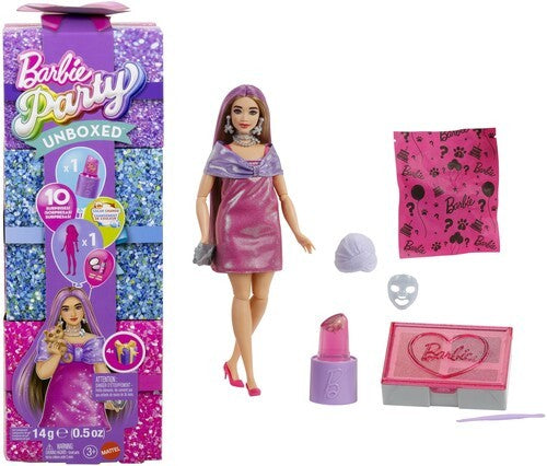 Barbie Party Unboxed Glam Party Series Pink Sparkle Doll with Accessories