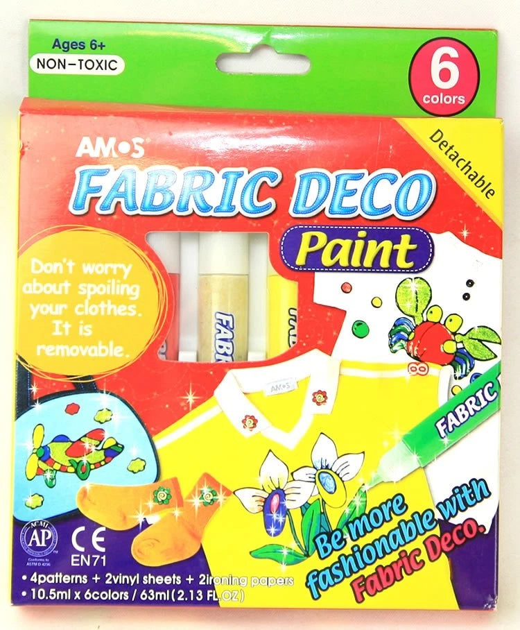 Kids Crafts Fabric Deco Paint Kit