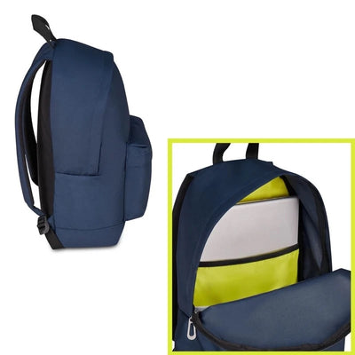 Seven Americano Tech Line Blu Backpack - 1 compartment fit A4