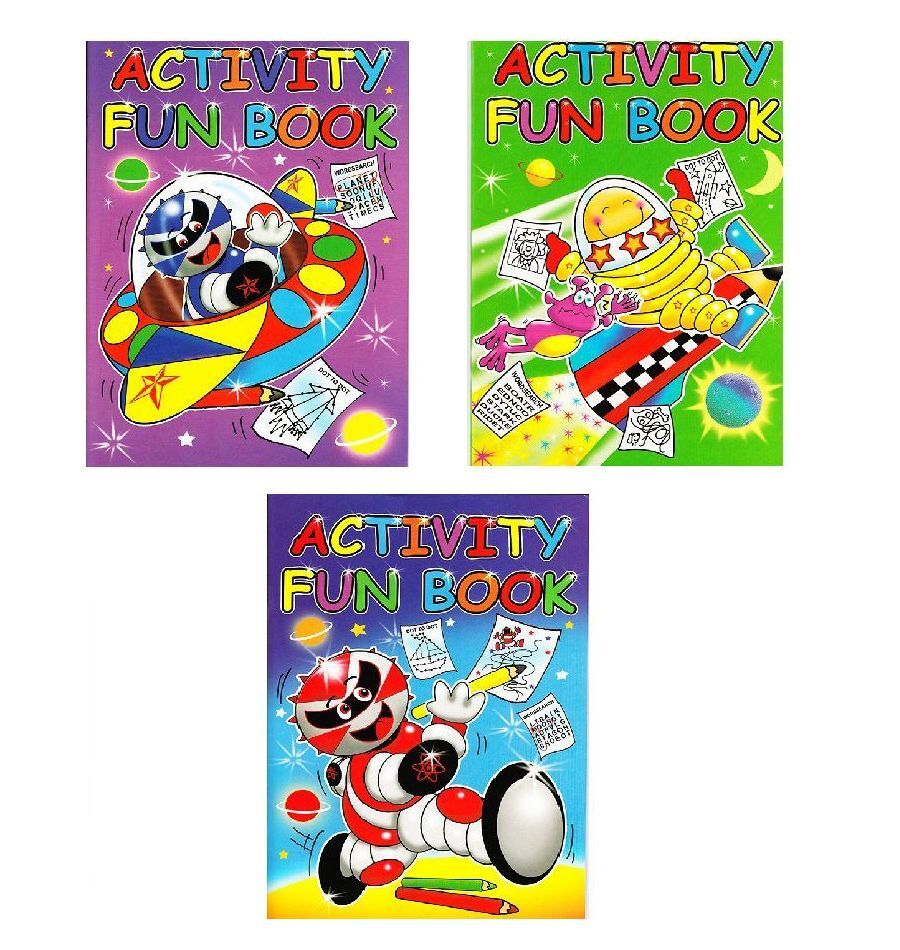 Children A4 Activity Fun Puzzle Maze & Kids Colouring Book X1Pc