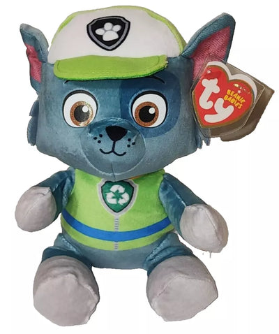 Beanie Baby ROCKY Plushy Paw Patrol Dog