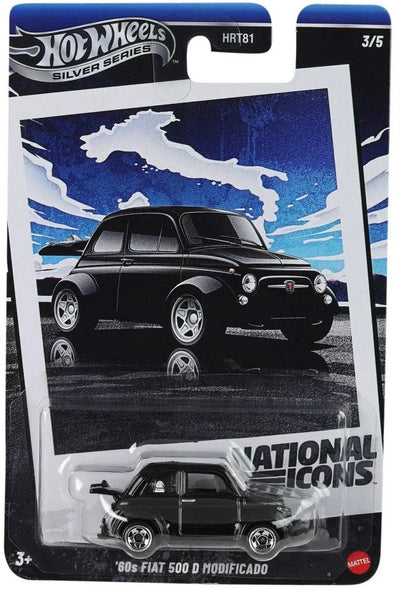 Hot Wheels Silver Series National Icons 60s Fiat 500 D Modificado