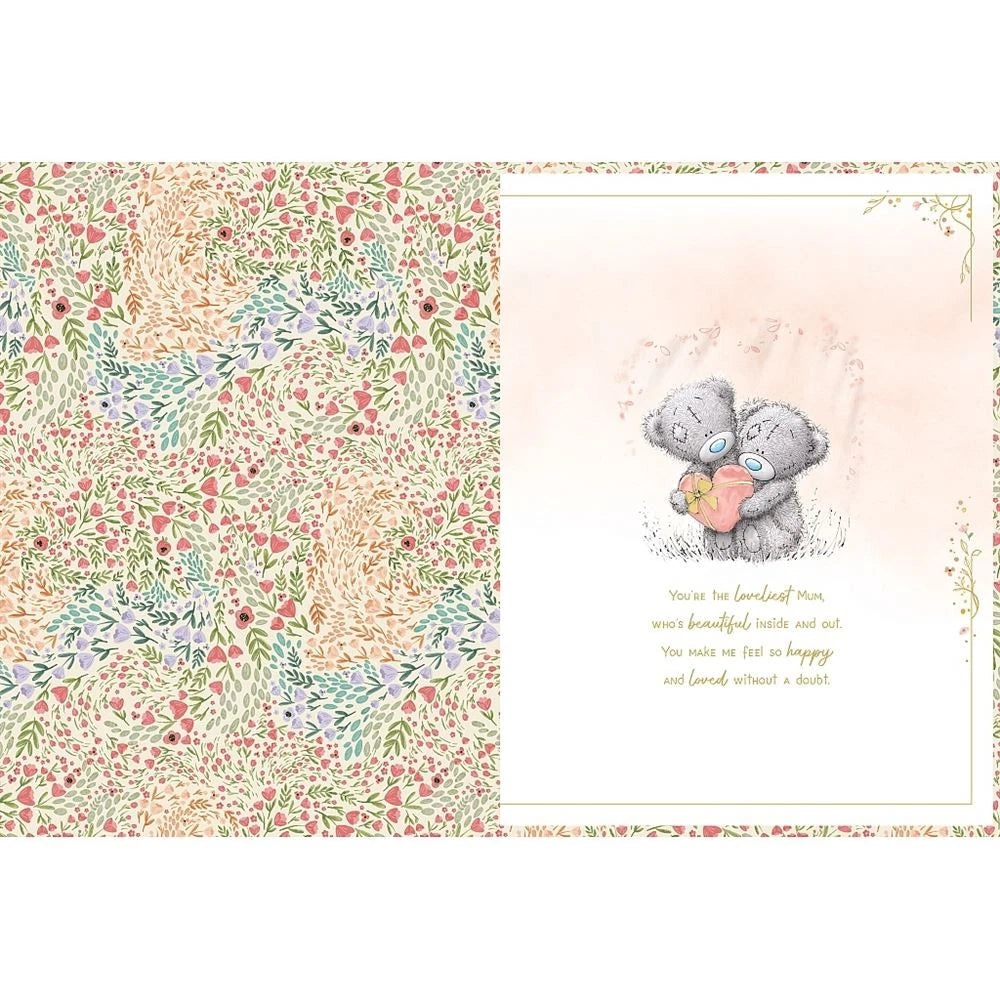 Bears Drinking Tea Mum Luxury Handmade Mother's Day Card With Keepsake Box