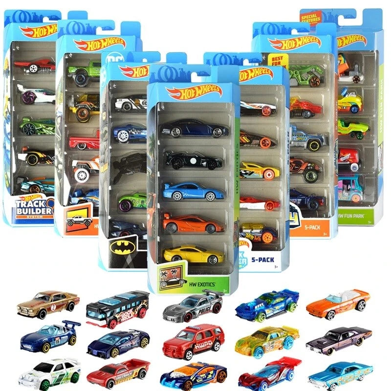 Hot Wheels 1 pack x5 cars Diecast Cars