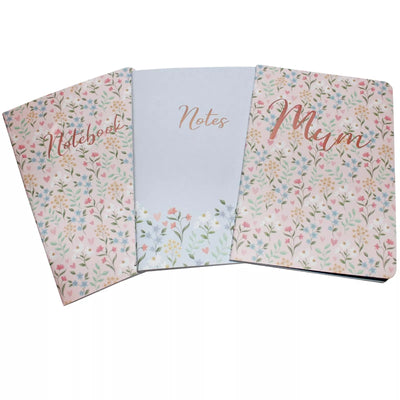 Mum - Set of 3 Notebooks Floral Range