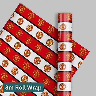 Wrapping Paper - Manchester United FC - 1 Roll 69CM X 3MTRS