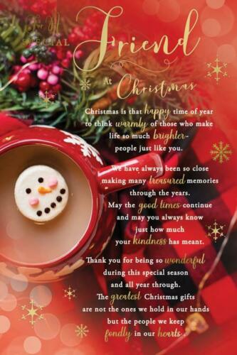 For A Special Friend Happy Christmas