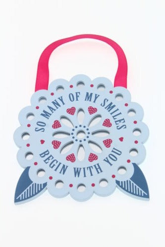 Sentiment Hanger - So Many Of My Smiiles