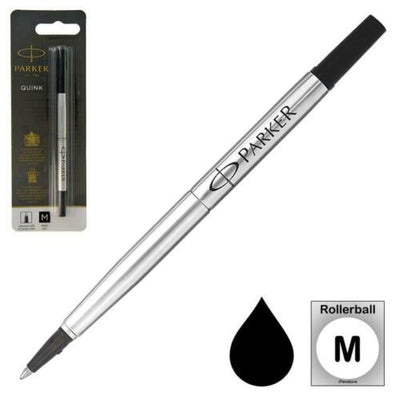 Parker Rollerball Refill Black Medium