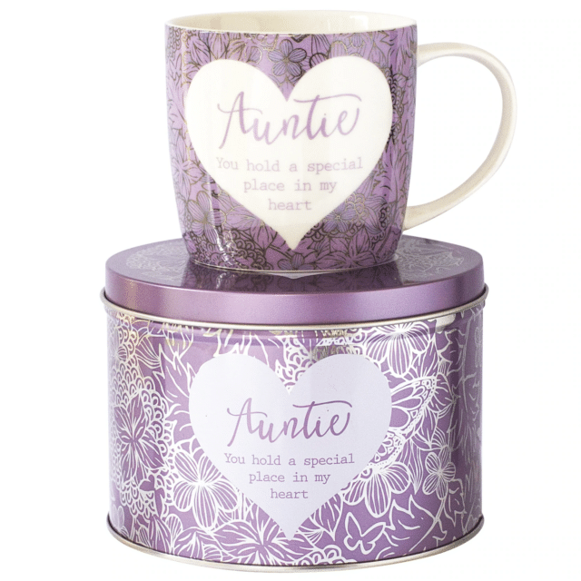 Auntie Mug In Tin Gift Set
