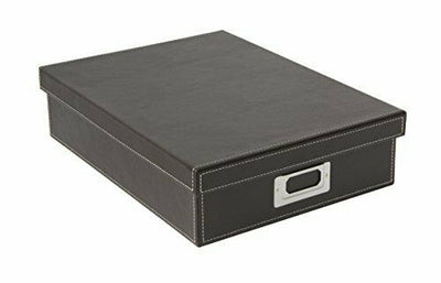 Leather Box With Lid
