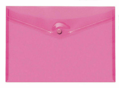 Pink Button Folder A4