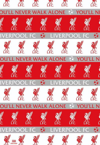 Wrapping Paper - Liverpool FC - 1 Roll 69CM X 3MTRS