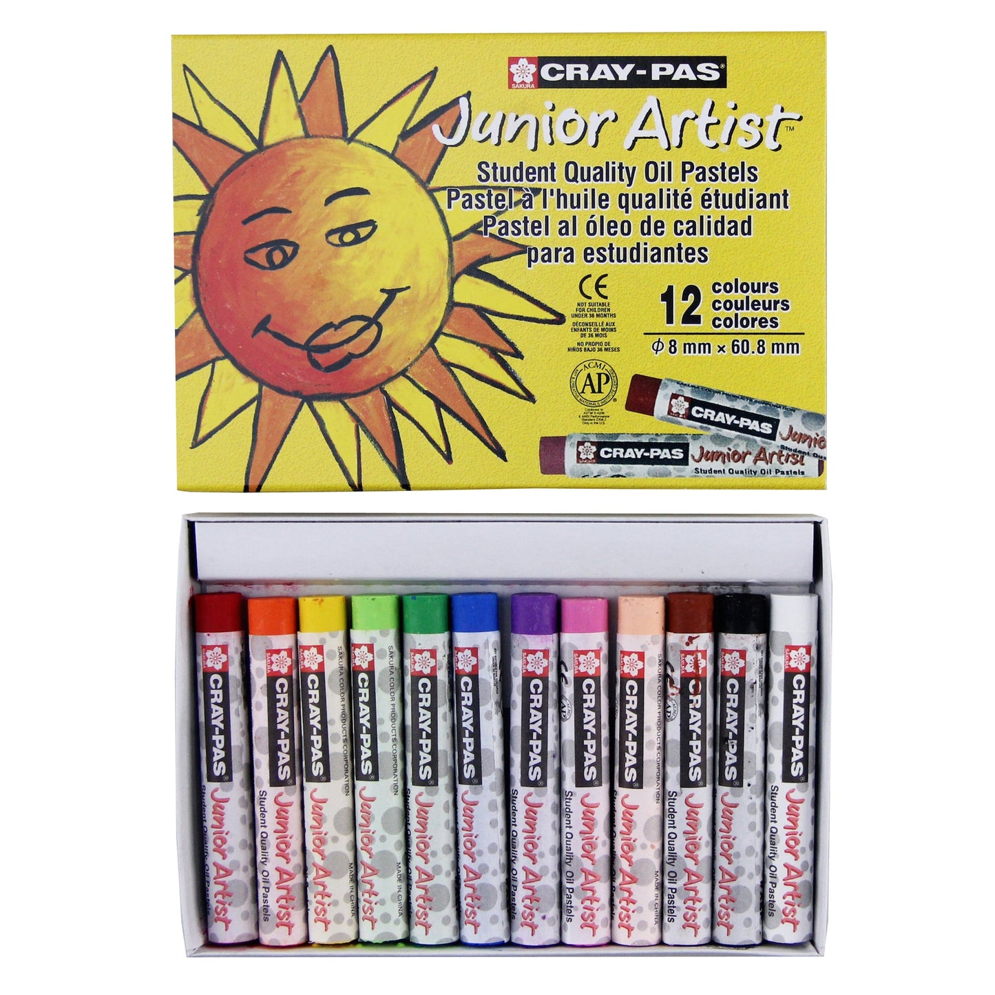 Cray-Pas Student Quality Oil Pasteks X12 Junior Artist
