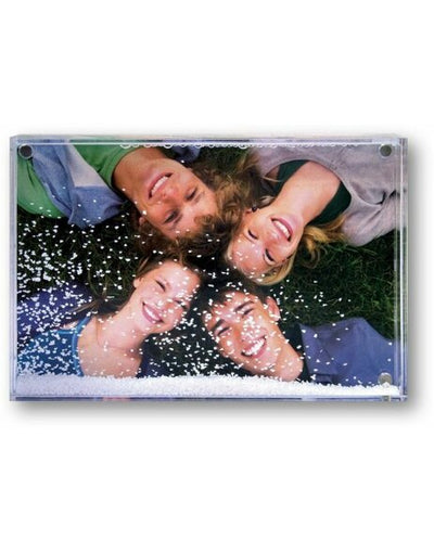 Shake Photo Frame Snowflakes - 10x15 cm