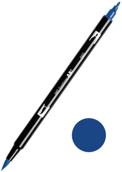 Tombow Dual Brush Pen 565 Deep Blue
