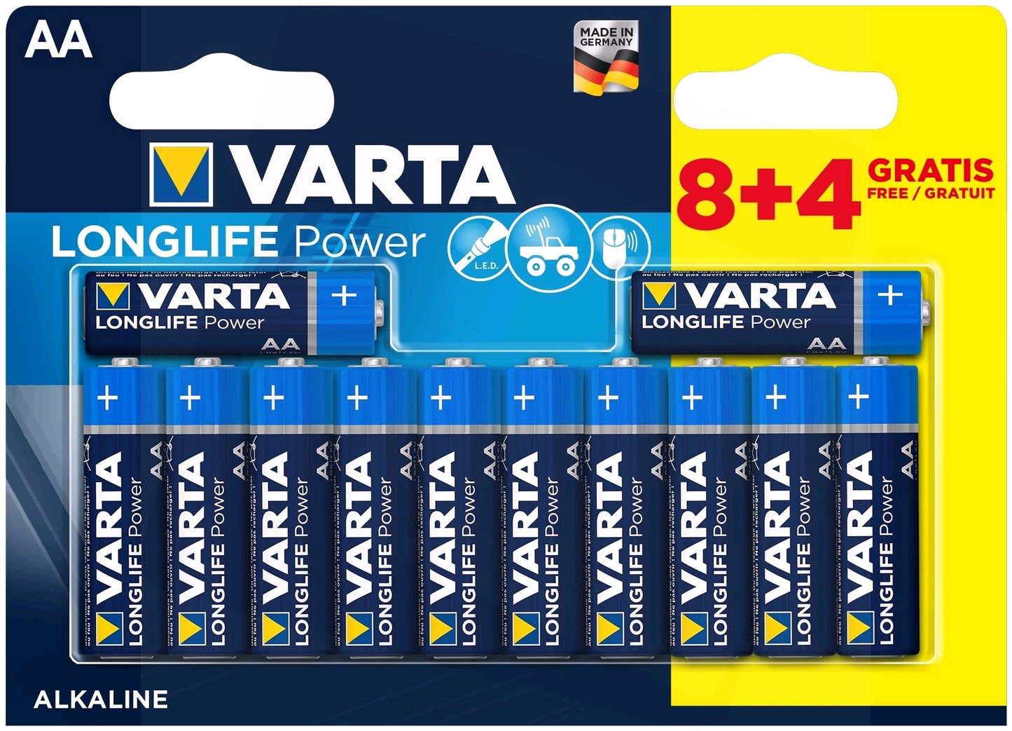 Varta Aa 8+4 Free