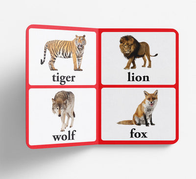 Wild Animals - Early Learning Board Book With Large Font