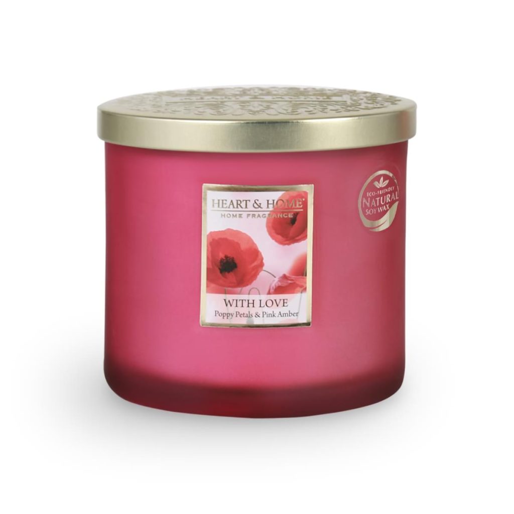 Heart & Home With Love Poppy Petals & Pink Amber
