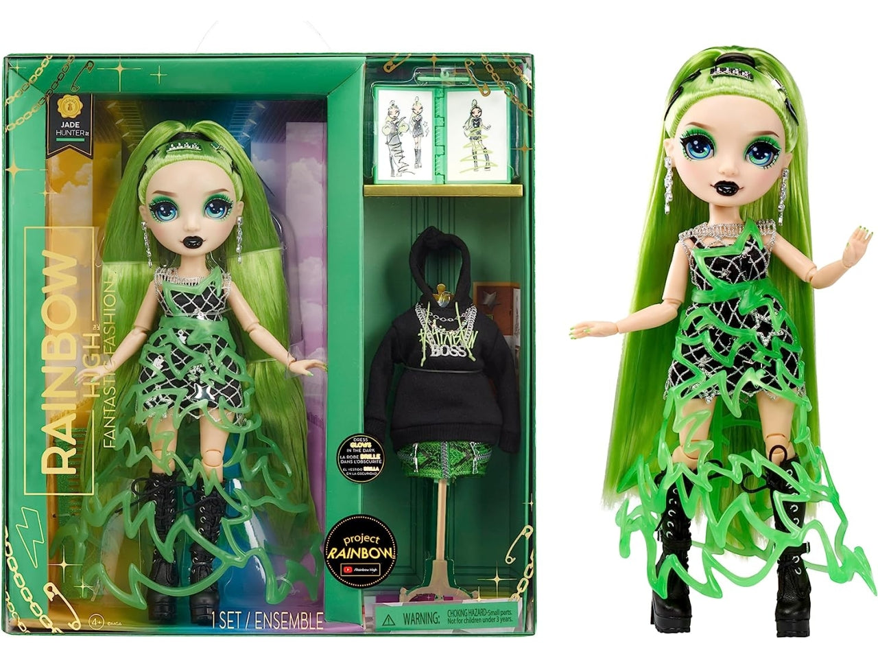 Rainbow High Fantastic Fashion Doll - Green