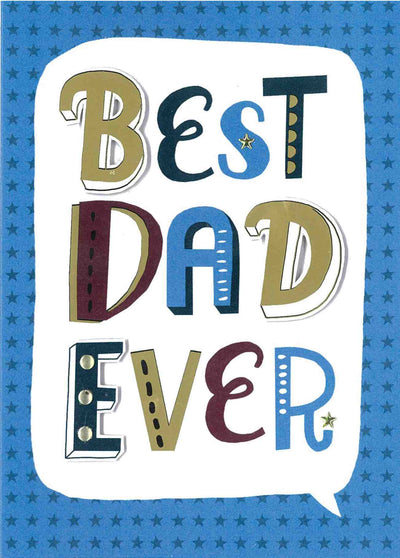 Fathers Day Card - Best Dad Ever