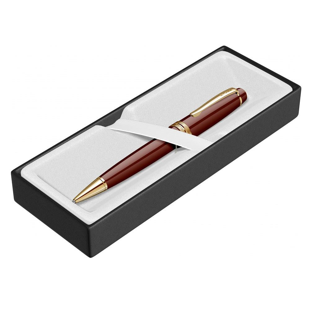 Cross Bailey Dark Rd With Gold Ball Pen